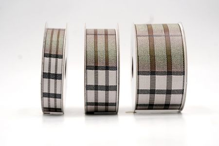 Taupe, Creme und Anthrazit Karobband_AI